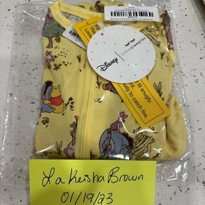 Little sleepies new Pooh NIB zippy